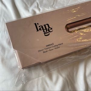 Lange Ondule 25mm Titanium Curling Wand Blush Brand New Never Opened NIB